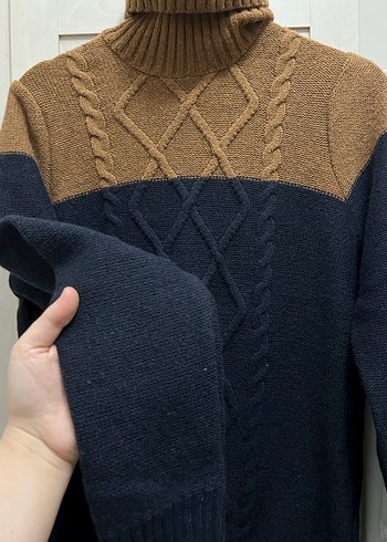 Boğazlı Örgü Kadın Kazak - Görsel 3