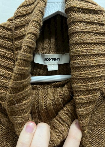 Boğazlı Örgü Kadın Kazak - Görsel 4