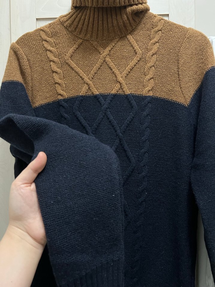 Boğazlı Örgü Kadın Kazak - Görsel 3