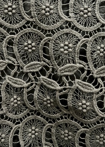 Dantel Detaylı Uzun Kollu Kadın Bluz - Görsel 2