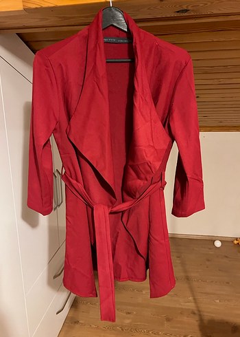 Kırmızı şal yaka ceket - Görsel 2