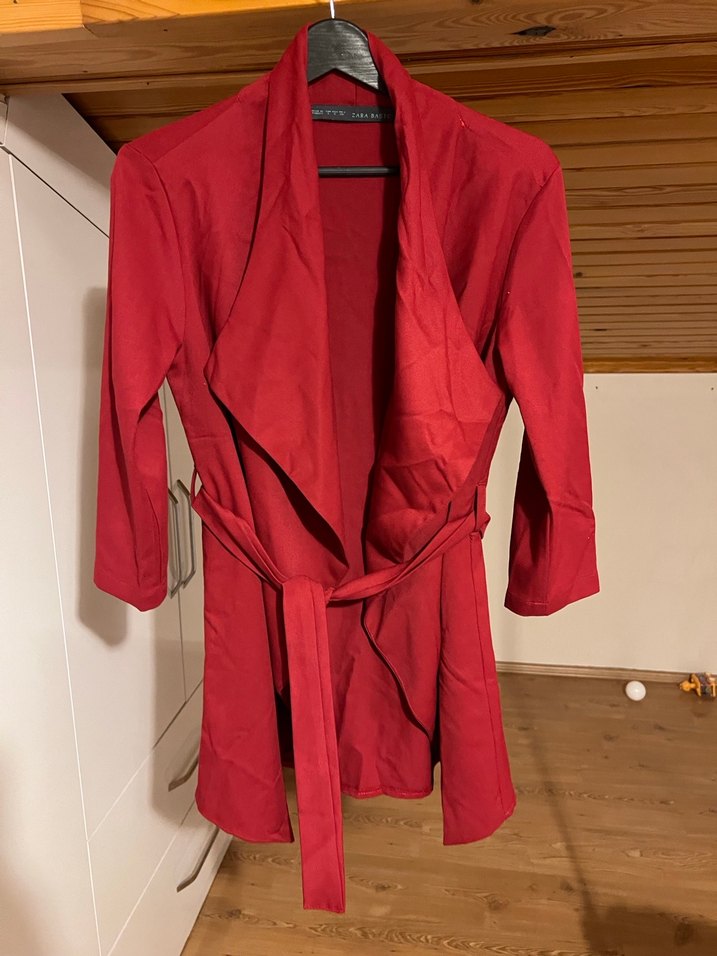 Kırmızı şal yaka ceket - Görsel 2