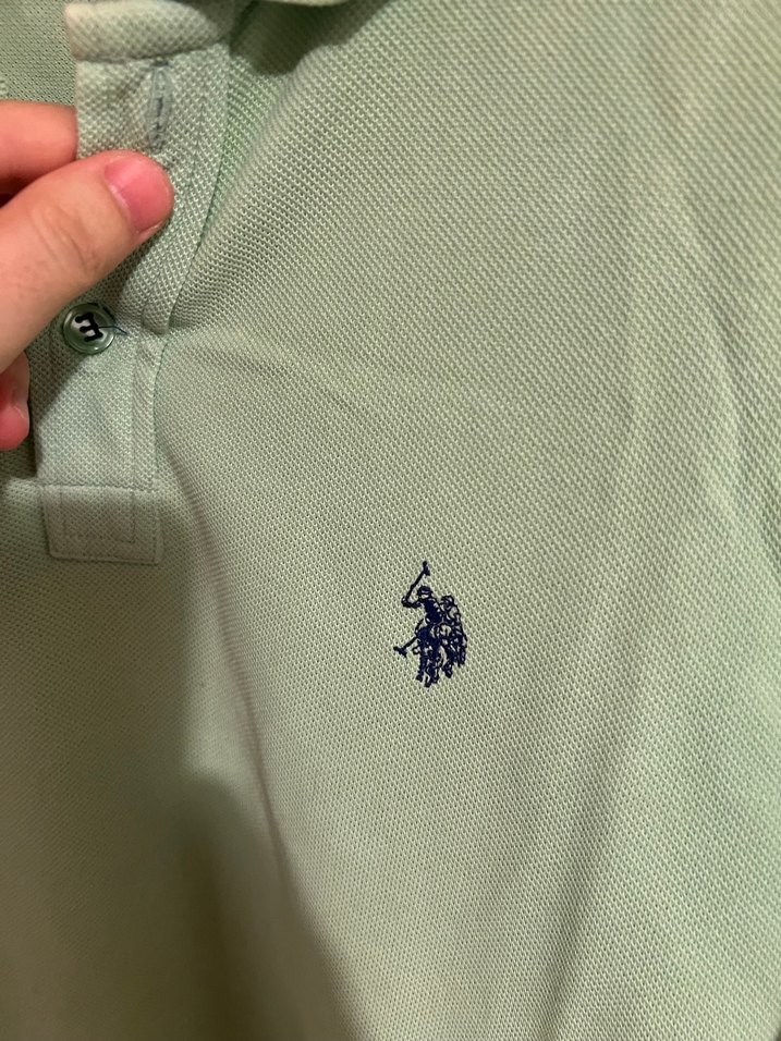 Yeşil Erkek Polo Tişört Kısa Kollu - Görsel 4