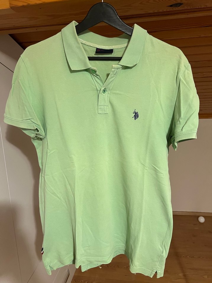 Yeşil Erkek Polo Tişört Kısa Kollu - Görsel 2