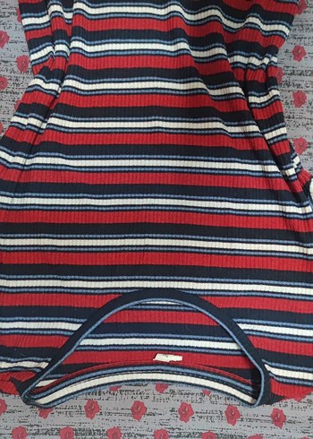 Çizgili pamuklu bluz - Görsel 2