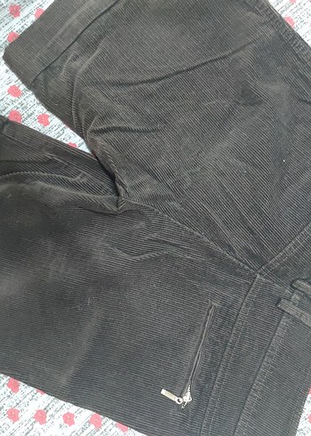 Detaylı kadife kışlık şort - Görsel 3