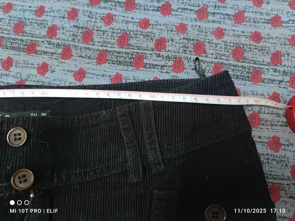 Detaylı kadife kışlık şort - Görsel 4