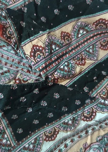 Bohem etnik desenli tunik - Görsel 5