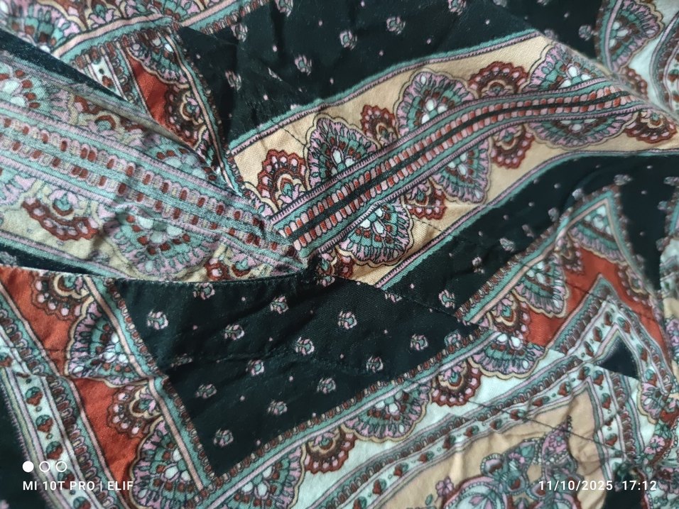 Bohem etnik desenli tunik - Görsel 5