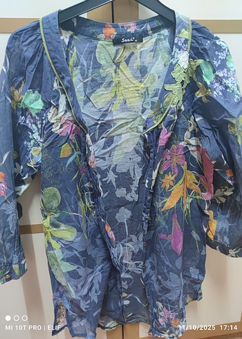 Nakışlı gömlek çiçek bahçesi - Görsel 2