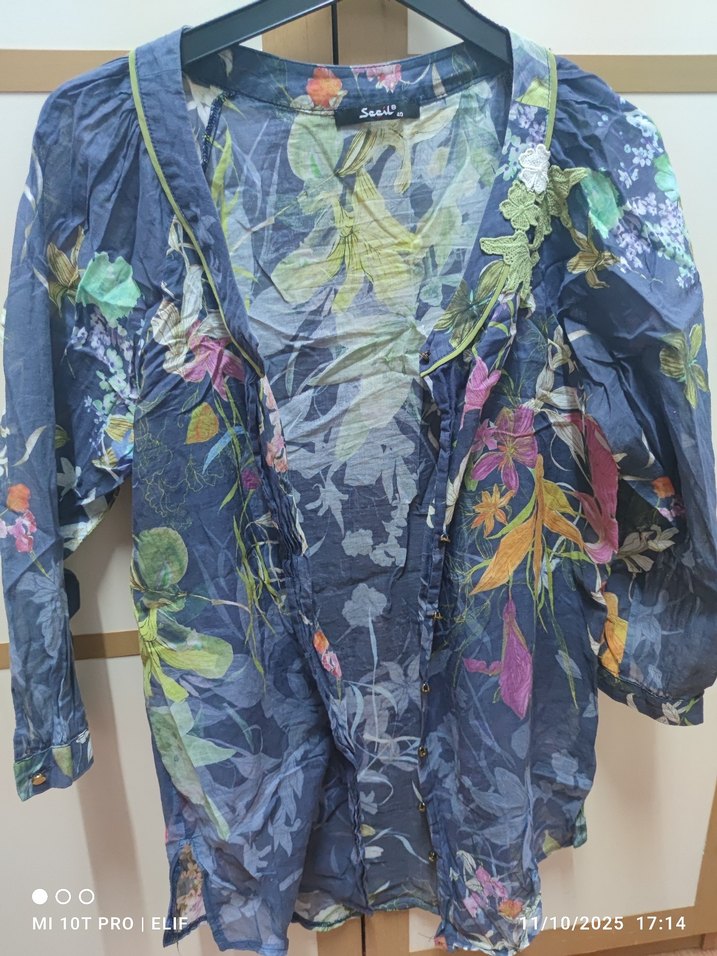 Nakışlı gömlek çiçek bahçesi - Görsel 2