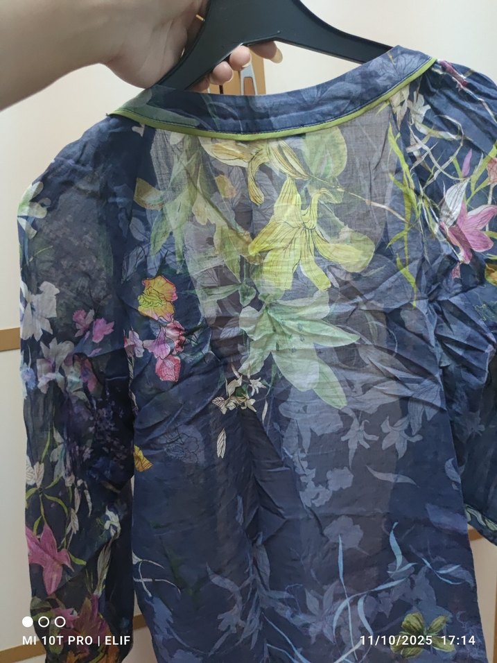 Nakışlı gömlek çiçek bahçesi - Görsel 5