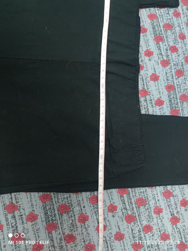 Diz detaylı tayt - Görsel 3