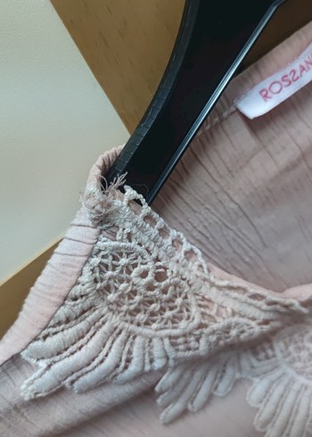 Dantel detaylı prenses bluz - Görsel 4