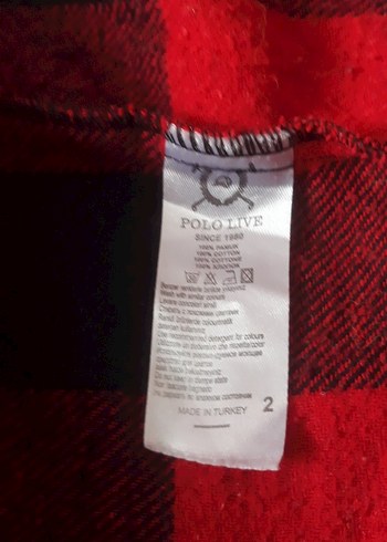 Kırmızı Siyah Kareli Düğmeli Kapüşonlu Gömlek - Görsel 4