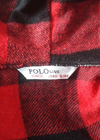 Kırmızı Siyah Kareli Düğmeli Kapüşonlu Gömlek - Görsel 3