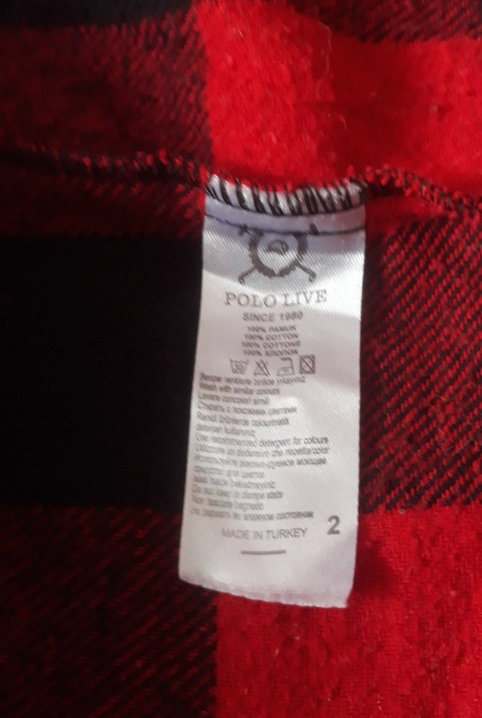 Kırmızı Siyah Kareli Düğmeli Kapüşonlu Gömlek - Görsel 4