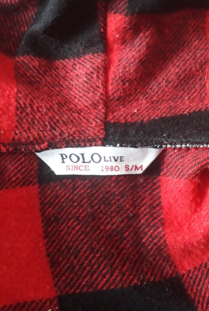 Kırmızı Siyah Kareli Düğmeli Kapüşonlu Gömlek - Görsel 3