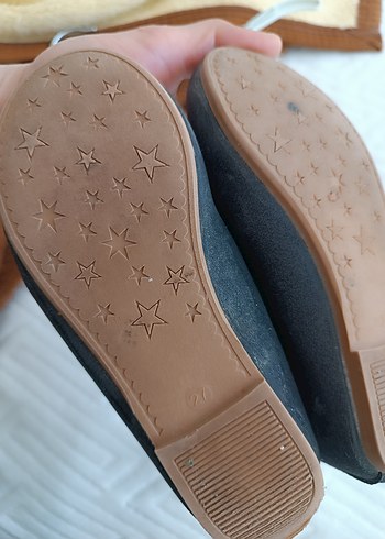 Kız Çocuk Gri Fiyonk Detaylı Babet - Görsel 3