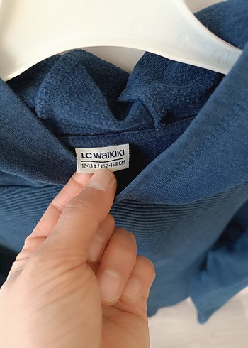 Erkek Çocuk Kapüşonlu Mavi Sweatshirt - Görsel 3