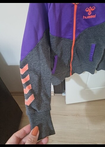 Hummel çocuk fermuarlı üst