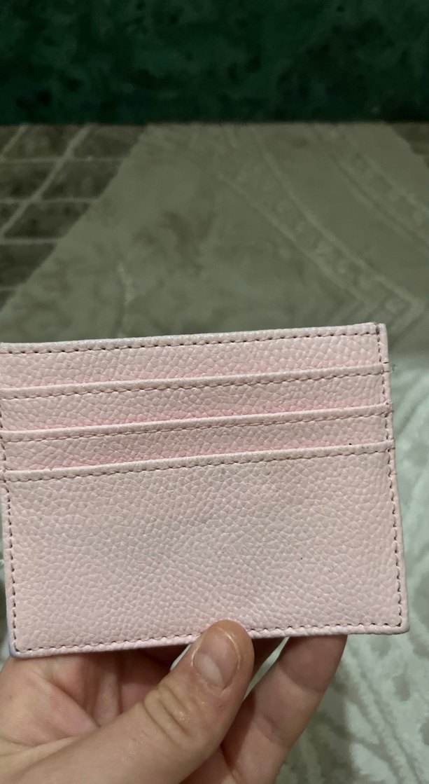 Fermuarlı Pembe Deri Kadın Cüzdanı - Görsel 2