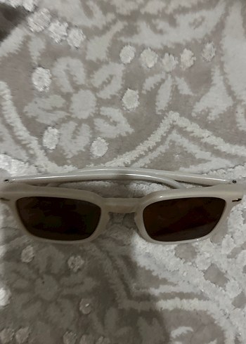 Dantel Detaylı Beyaz Kadın Güneş Gözlüğü - Görsel 3