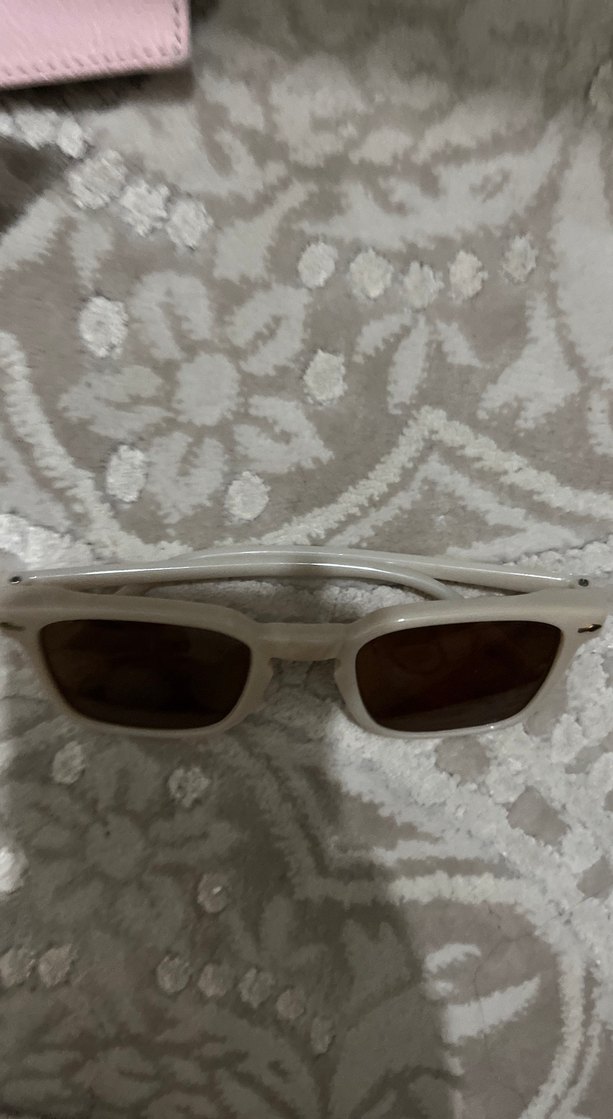 Dantel Detaylı Beyaz Kadın Güneş Gözlüğü - Görsel 3