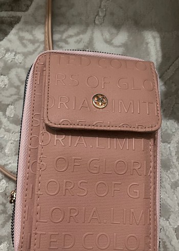 Kadın Pembe Deri Çapraz Çanta - Görsel 4