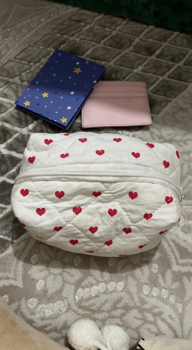 Kalpli Pamuk Kadın Makyaj Çantası - Görsel 2