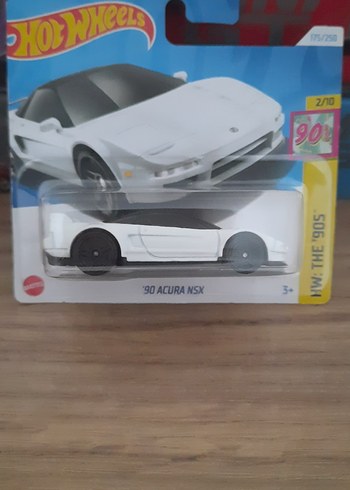 '90 Acura NSX Beyaz ve Sarı Oyuncak Araba