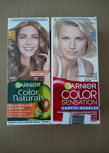 Garnier Color Naturals ve Color Sensation Saç Boyası