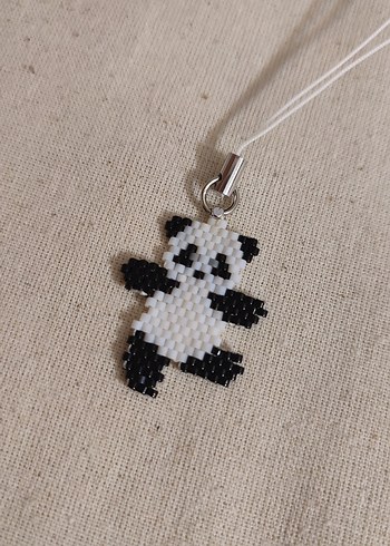 Diğer Miyuki Boncuklu Panda Anahtarlık