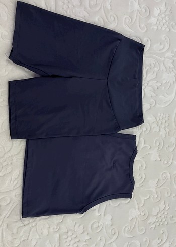 Kadın Lacivert Kolsuz Mini Spor Takım - Görsel 4