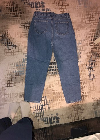 Trendyol & Milla Kadın Mavi Bağcıklı Regular Fit Denim Pantolon