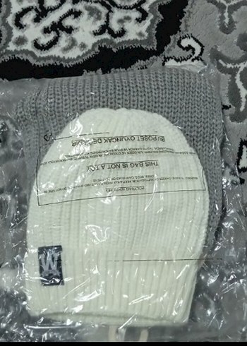 Gri Kadın Örgü Bere - Görsel 2