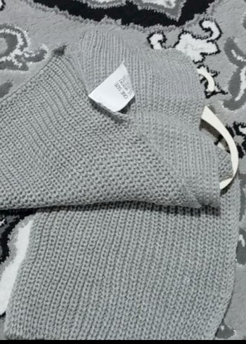 Gri Kadın Örgü Bere - Görsel 6