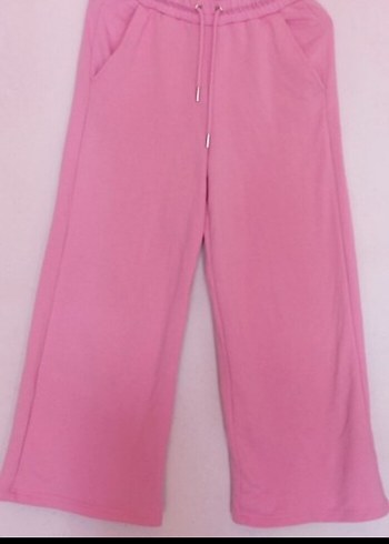 Pembe Salaş Kadın Eşofman Altı - Görsel 2