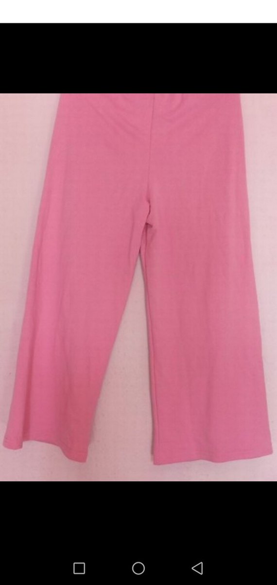 Pembe Salaş Kadın Eşofman Altı - Görsel 4