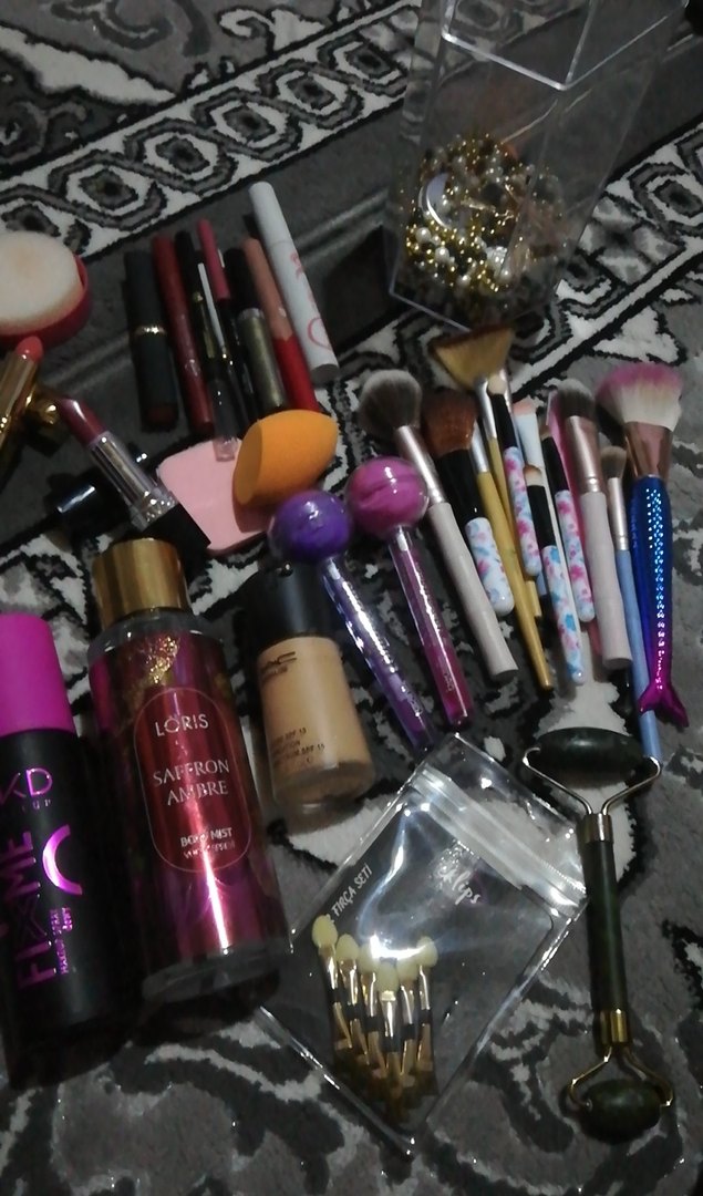 Koyu Pembe Makyaj Seti - Görsel 2