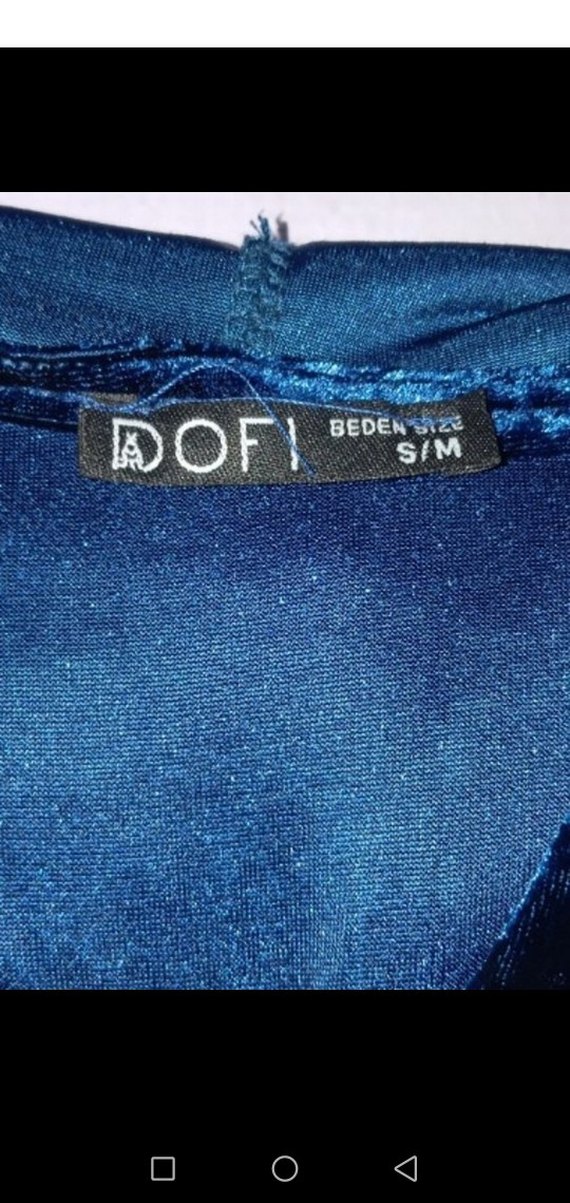 Kadın Mavi Kapüşonlu Fermuarlı Ceket - Görsel 5