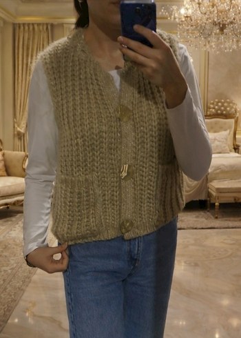 Örgü yelek - Görsel 2