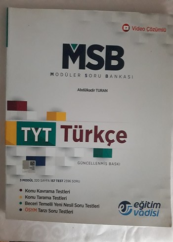 MSB TYT Türkçe Modüler Soru Bankası