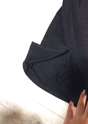 H&M Siyah Uzun Yüksek Yakalı Kadın Elbise