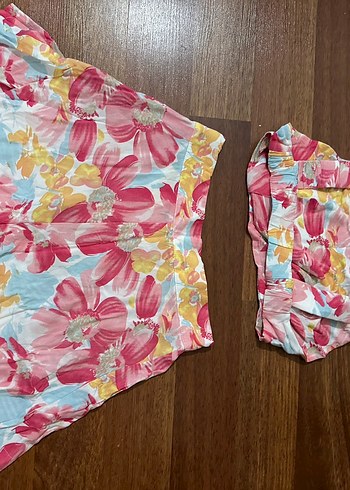 Çiçek Desenli Bohem takım - Görsel 6