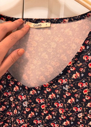 Colins çiçekli elbise - Görsel 7