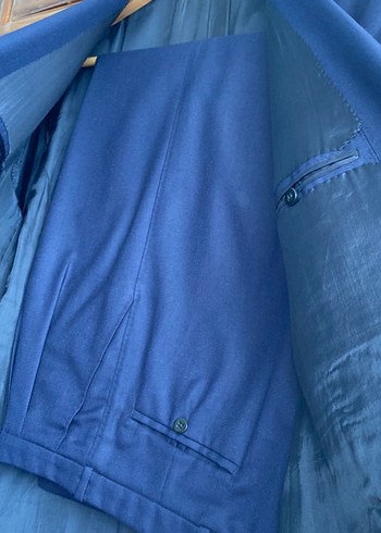 Özel Dikim Lacivert Takım Elbise - Görsel 3