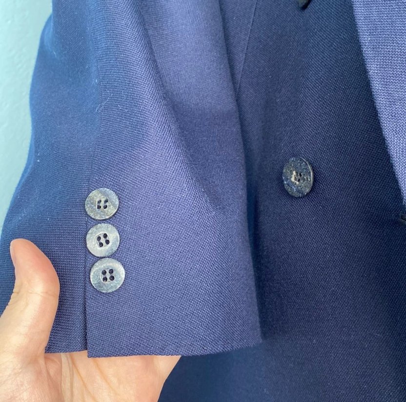 Özel Dikim Lacivert Takım Elbise - Görsel 2