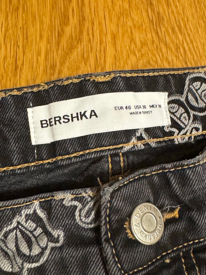 Bershka Desenli Baggy Pantolon - Görsel 3