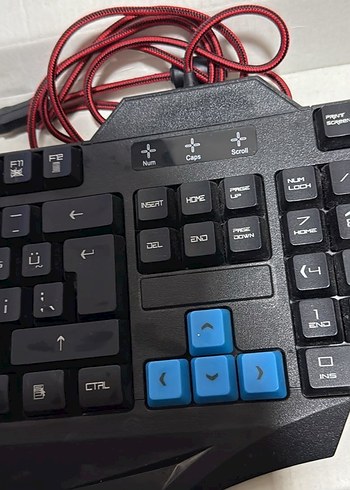 Rampage Siyah Kablolu Oyun Klavyesi - Görsel 3